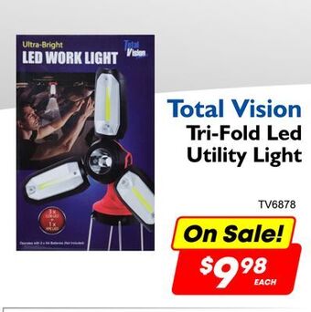 Factory Direct Total vision tri-fold led utility light offer