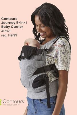 Babies 'R' Us Contours journey 5-in-1 baby carrier offer