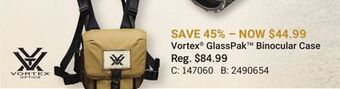 Bass Pro Vortex® glasspak binocular case offer