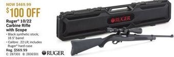 Bass Pro Ruger® 10/22 carbine rifle with scope offer