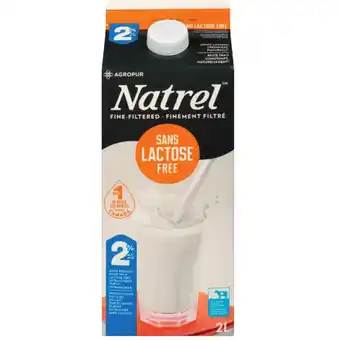 Sobeys Natrel plus protein milk or lactose free milk offer