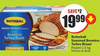 FreshCo Butterball seasoned boneless turkey breast offer