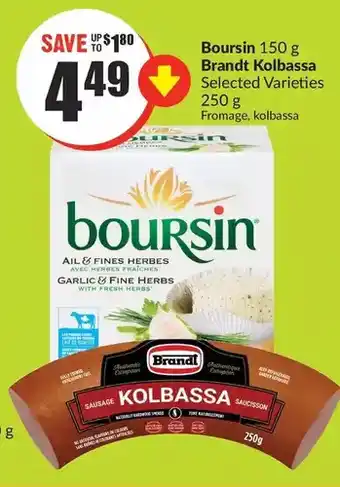 FreshCo Boursin | brandt kolbassa offer