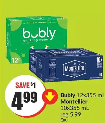 FreshCo Bubly, montellier offer