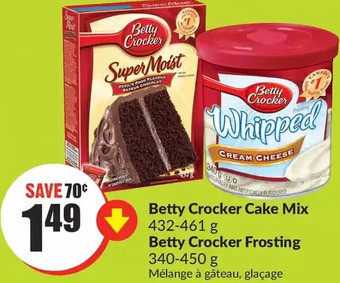 FreshCo Betty crocker cake mix, betty crocker frosting offer