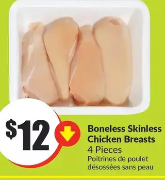 FreshCo Boneless skinless chicken breasts offer