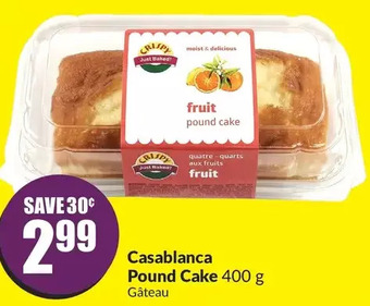 FreshCo Casablanca pound cake offer