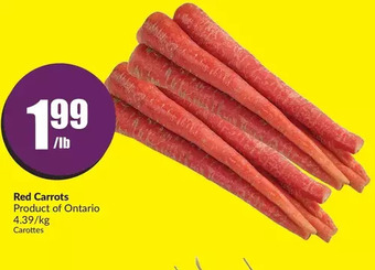 FreshCo Red carrots offer