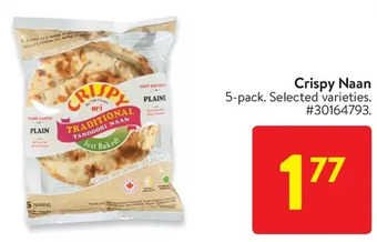 Walmart Crispy naan offer