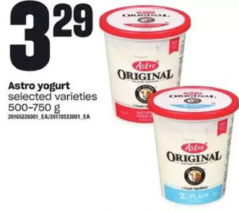 Independent Grocer Astro yogurt offer