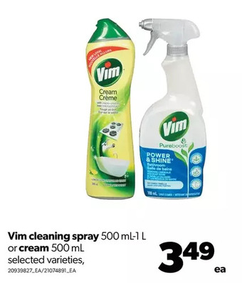 Real Canadian Superstore Vim cleaning spray or cream offer