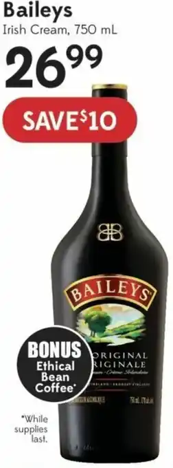 Baileys Irish Cream, 750ml