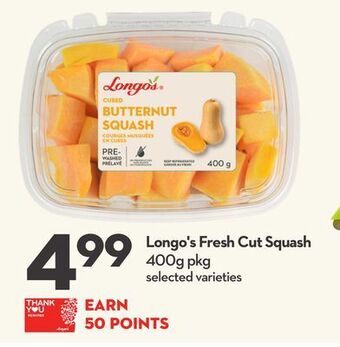 Longo's Longo's fresh cut squash offer