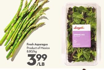 Longo's Fresh asparagus offer