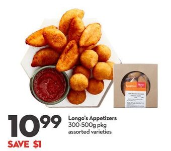 Longo's Longo's appetizers offer