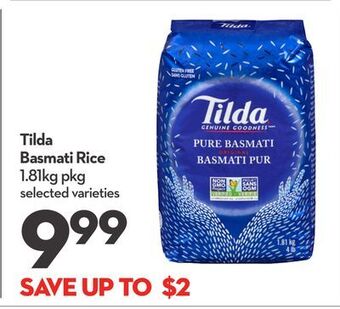 Longo's Tilda basmati rice offer