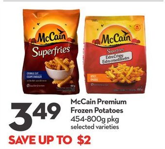 Longo's Mccain premium frozen potatoes offer