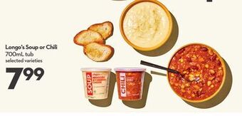 Longo's Longo's soup or chili offer