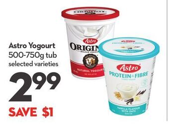 Longo's Astro yogourt offer