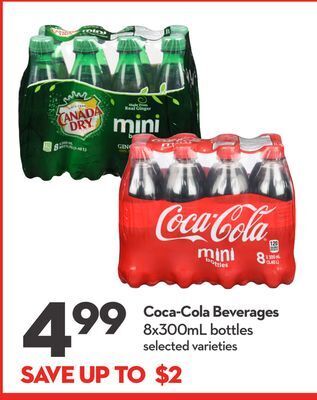 Longo's Coca-cola beverages offer