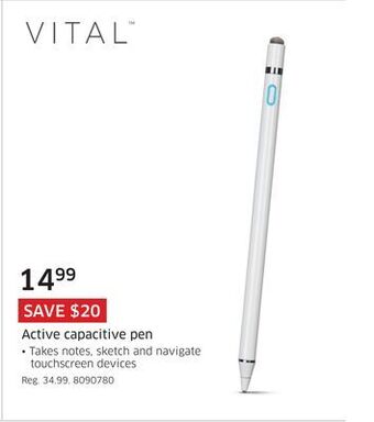The Source Vital active capacitive pen offer