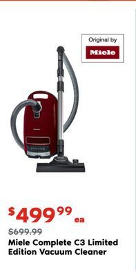 Real Canadian Superstore Miele complete c3 limited edition vacuum cleaner offer