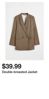 H&M Double-breasted jacket offer