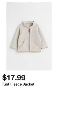 H&M Knit fleece jacket offer