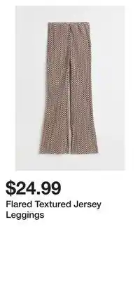H&M Flared textured jersey leggings offer