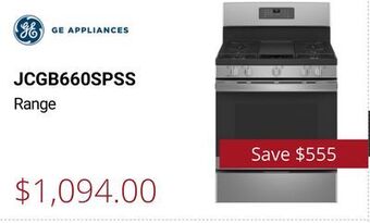 Canadian Appliance Source Ge range offer