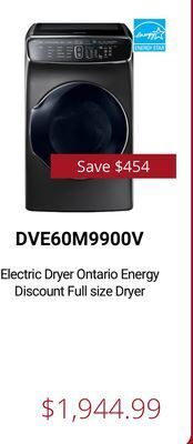 Canadian Appliance Source Samsung electric dryer ontario energy discount full size dryer offer