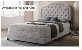 Bad Boy Superstore Queen upholstered bed offer
