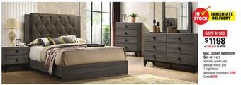 Bad Boy Superstore 6pc. queen bedroom set offer
