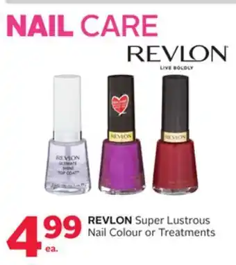 Rexall Revlon super lustrous nail colour or treatments offer