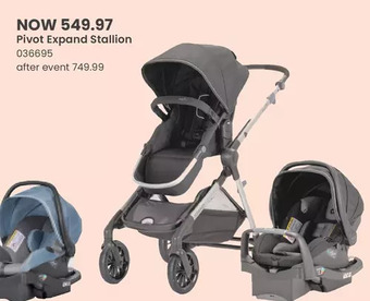 Evenflo pivot xpand modular travel system with safemax infant car seat - stallion