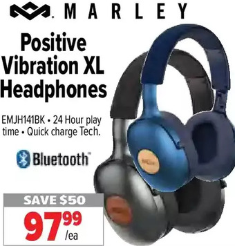 2001 Audio Video Marley positive vibration xl headphones offer
