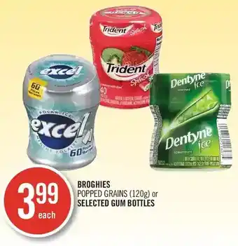 Shoppers Drug Mart Broghies popped grains or gum bottles offer