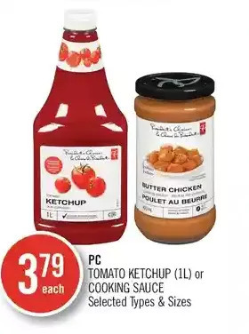 Shoppers Drug Mart Pc tomato ketchup or cooking sauce offer
