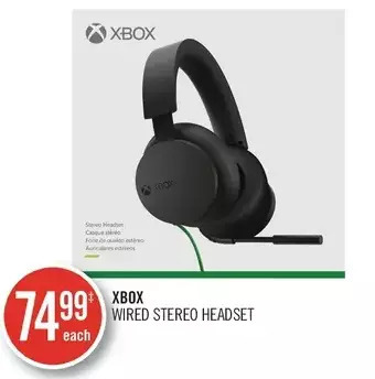 Shoppers Drug Mart Xbox wired stereo headset offer