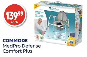 Shoppers Drug Mart Medpro defense comfort plus commode offer