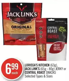 Shoppers Drug Mart Lorissa's kitchen, jack link's jerky or central roast snacks offer