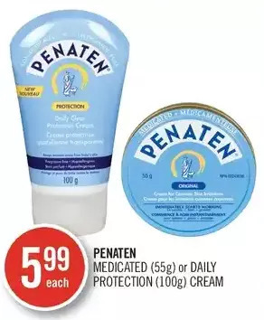 Shoppers Drug Mart Penaten medicated or daily protection cream offer