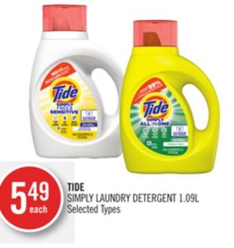 Shoppers Drug Mart Tide simply laundry detergent offer