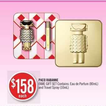 Shoppers Drug Mart Paco rabanne fame gift set offer