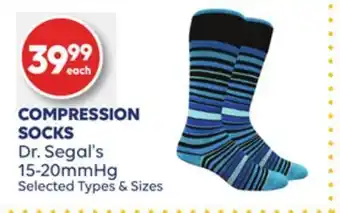 Shoppers Drug Mart Compression socks dr. segal's 15-20 mmhg offer