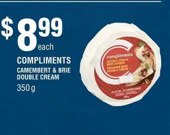 FreshCo Compliments camembert & brie double cream offer