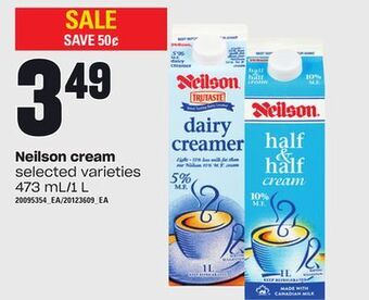 Independent City Market Neilson cream, 473 ml/1 l offer
