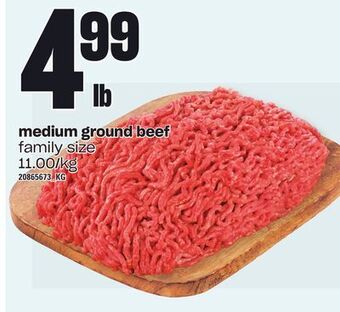 Independent City Market Medium ground beef offer