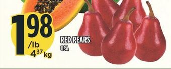 Marché Adonis Red pears offer