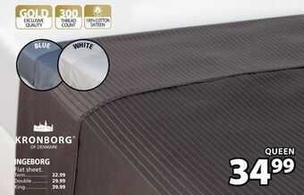JYSK Ingeborg flat sheet offer